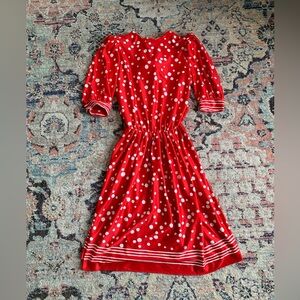 Red Polka Dot Dress